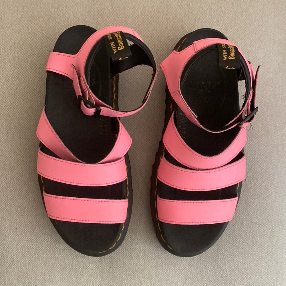 Dr martens pink sandals